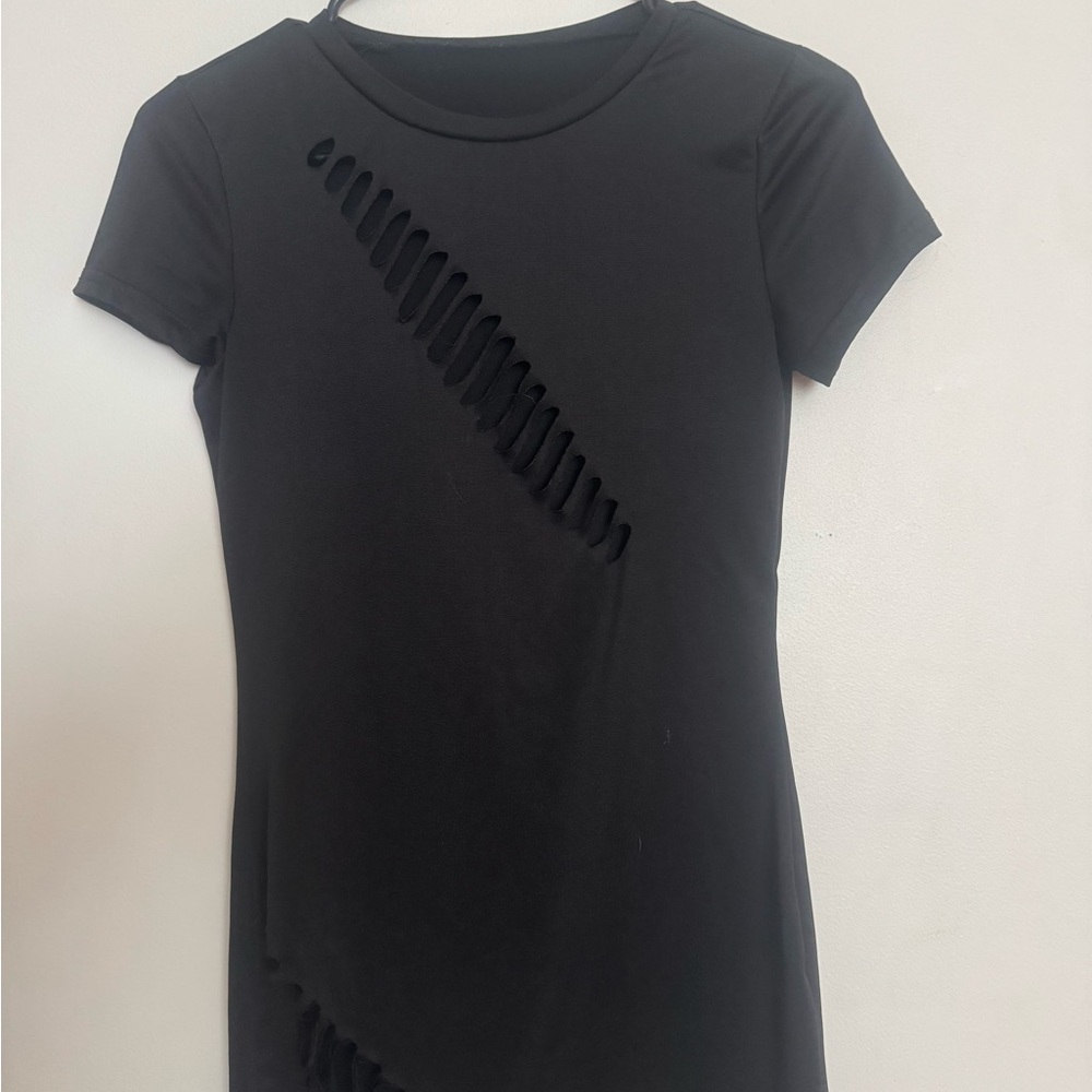 Black Cut-Out Dress